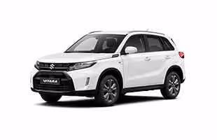 Abbildung zeigt weißen Vitara